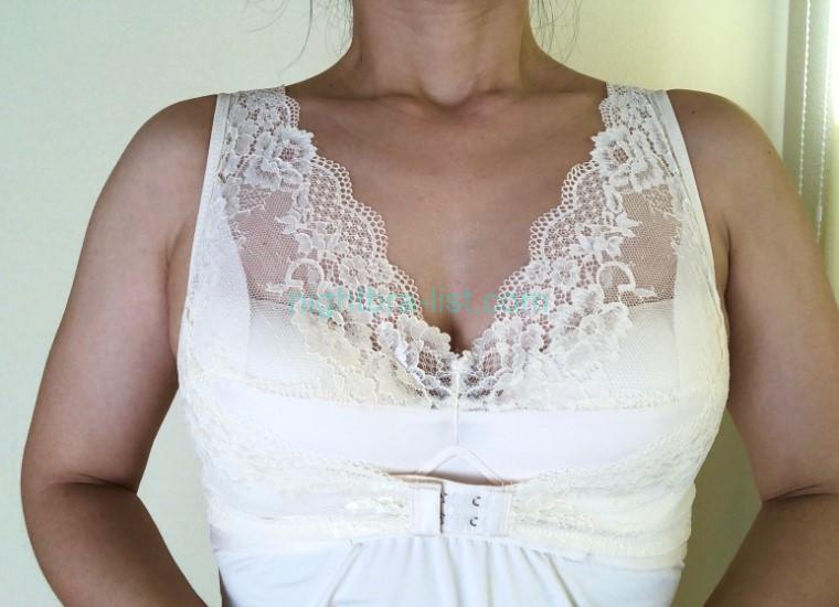 ルルクシェル「くつろぎ育乳キャミ」の着用画像アップ